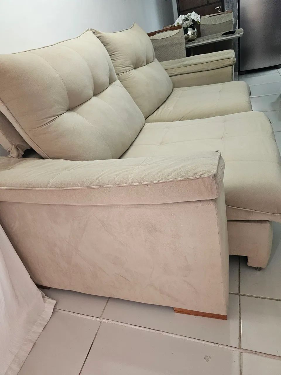 Sofá retrátil novo 1,15 cump 2.60 - Foto 5