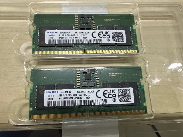 Kit 2 Memória Samsung 8gb Ddr5 5600mhz Sodimm Para Notebook