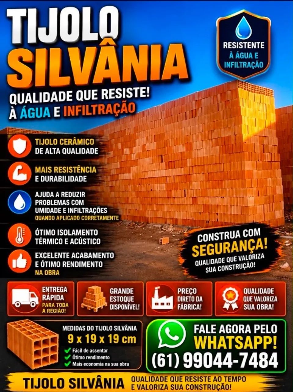 Tijolo  tijolos Silvania 