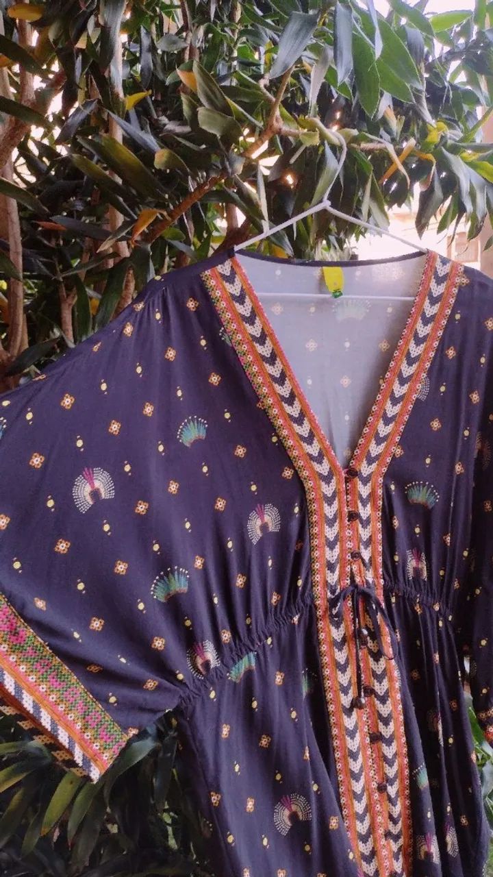 Vestido Curto Farm Wacomaia Estampado - Foto 4