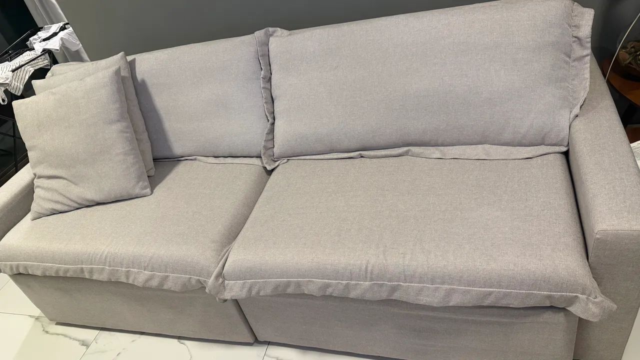 Sofá retrátil reclinável ótimo estado 250cm  - Foto 4