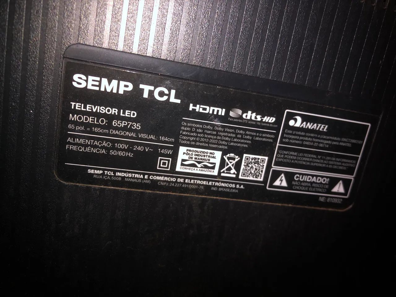 VENDO TV TCL 65 POLEGADAS - Foto 4