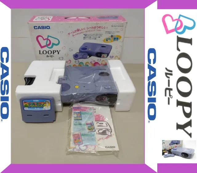 Console Casio Loopy Completo Na Caixa Com Jogo 