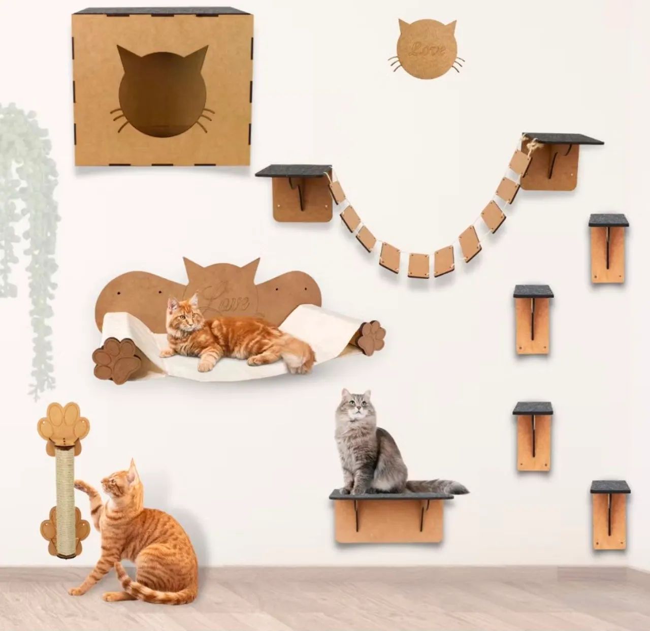 Playground completo para gatos