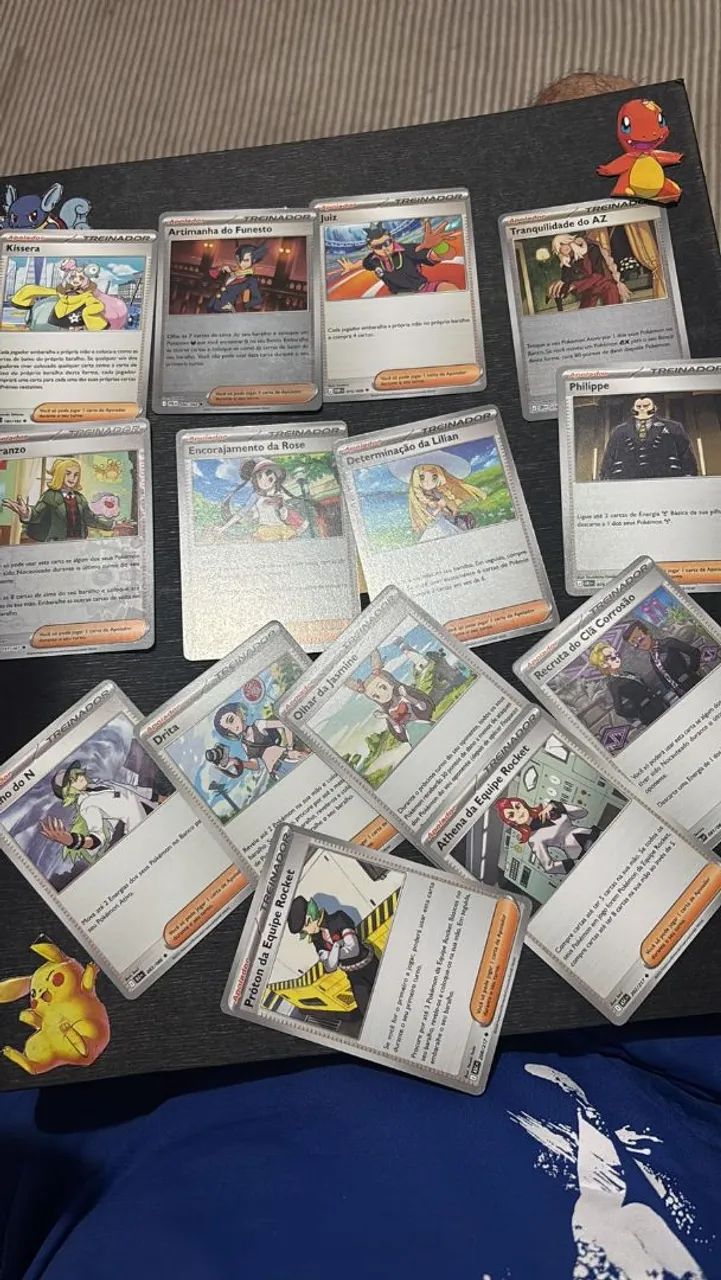 Conjunto de 55 Cartas Pokémon variadas - Foto 3