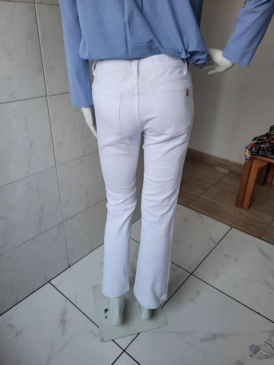 Calça branca TORY BURCH. - Foto 3