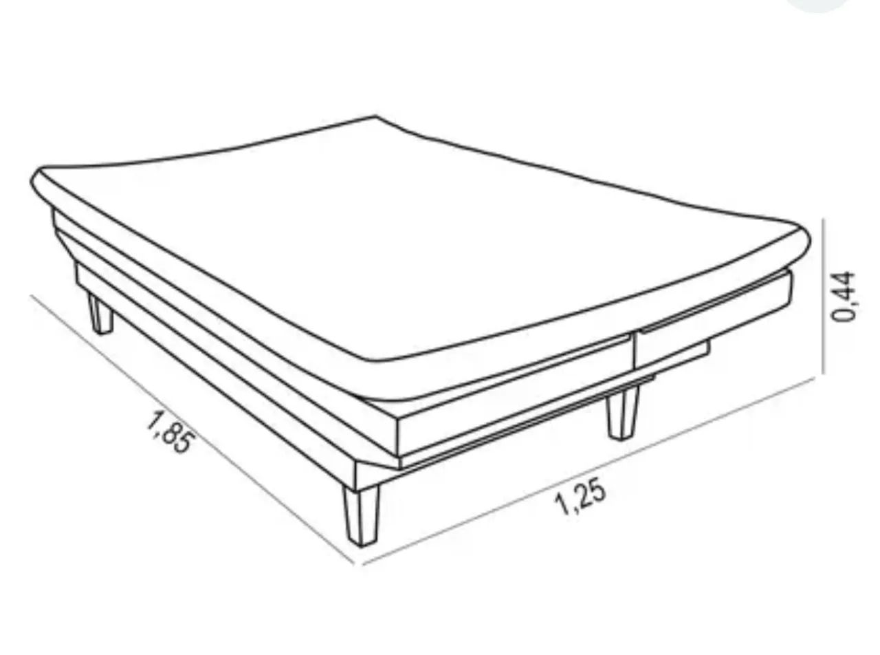 Sofá cama com banquetas - Foto 3
