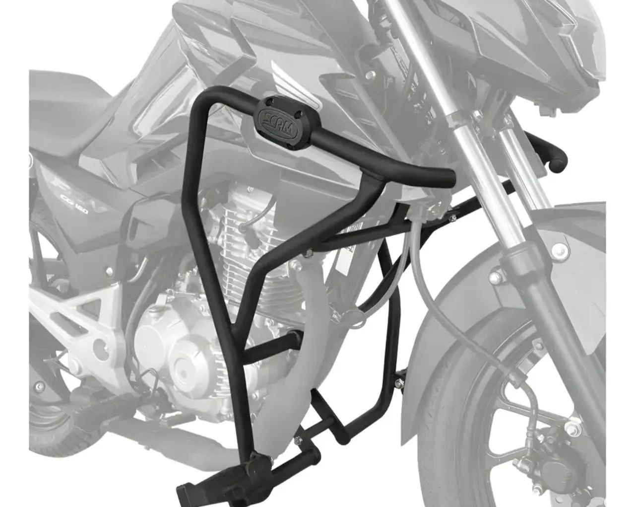 PROTETOR DE MOTOR E CARENAGEM SCAM PRO - CG 160 2025 EM DIANTE