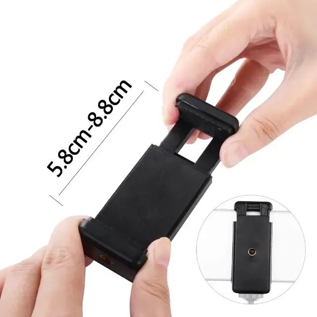 Suporte Ou Garra Prendedor Celular Para Tripé Adaptador - Foto 5