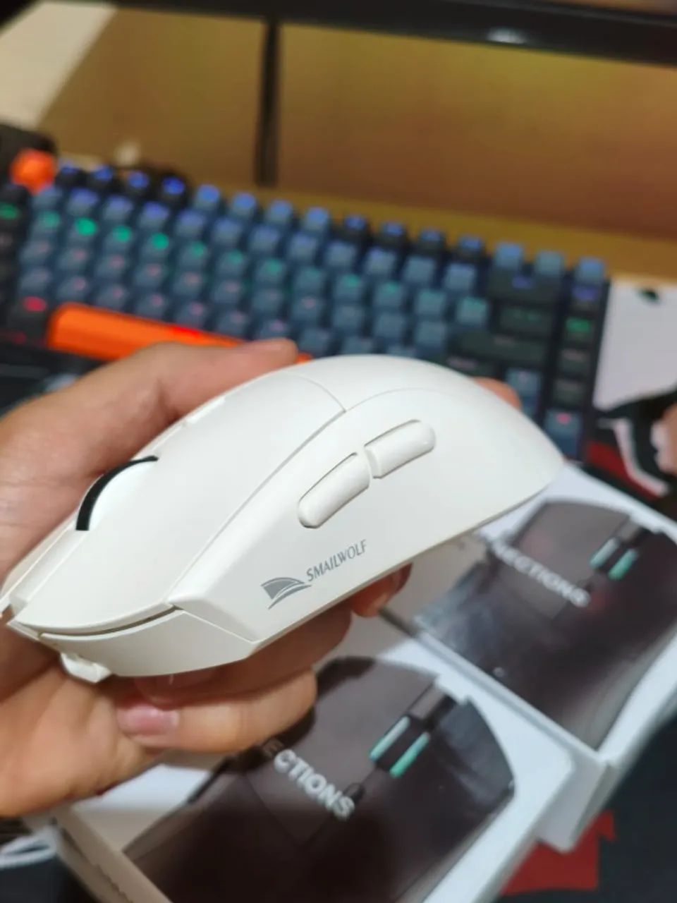 X2 Mouses Smailwolf RS7 sem fio (NOVOS) - Foto 3