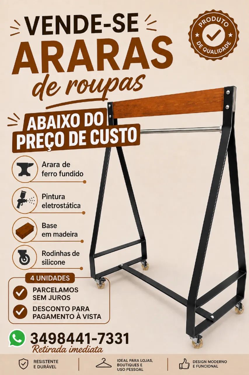 Araras de roupas 