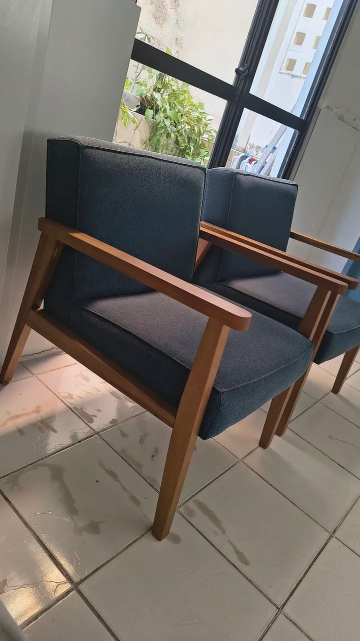 2 Poltronas de madeira - Foto 3