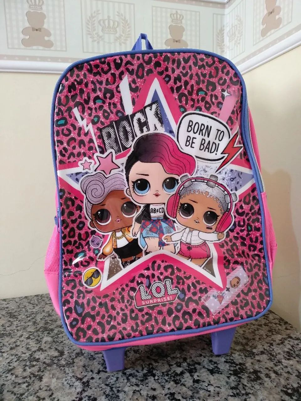 Mochila escolar com rodinhas. - Foto 6