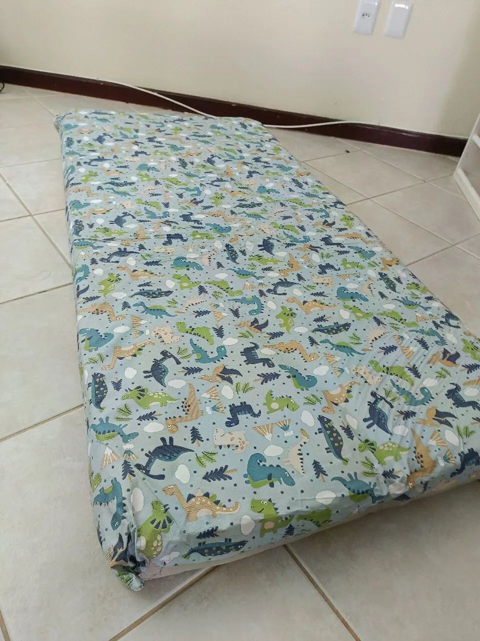 Colchão Infantil com capa impermeável  - Foto 5