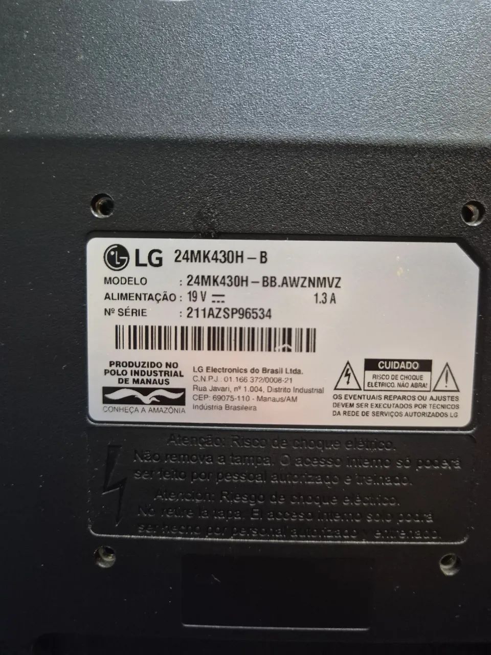 Monitor LG 24" Full HD IPS 75Hz -<br><br>24MK430H-B - Foto 3