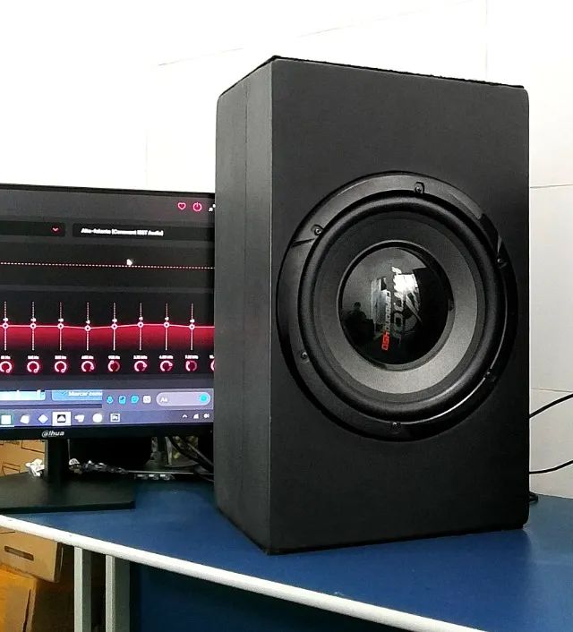 Caixa Subwoofer 12 polegadas Hinor carbono 450, Sete Lagoas, Envio todo BR - Foto 3