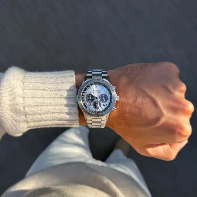 RELOGIO CITIZEN NAVIHAWK CA4660 61A BRANCO - Foto 3