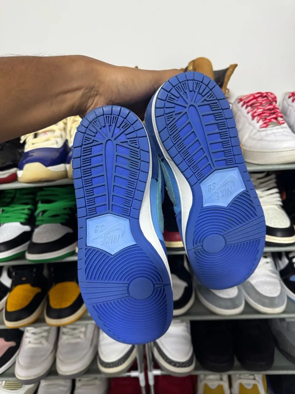  Tênis Nike SB Dunk Low Pro Blue Raspberry  - Foto 4