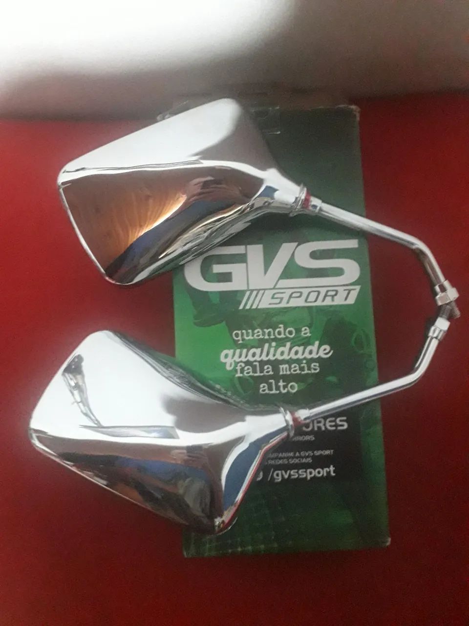 RETROVISOR TWISTER 250 CROMADO GVS CB 300 - Foto 2