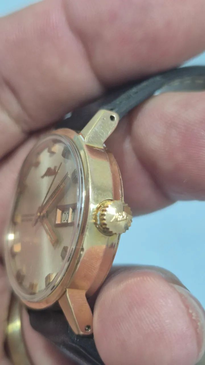 Relogio MIDO OCEAN STAR DATODAY  EM OURO   -  NA CAIXA - Foto 4