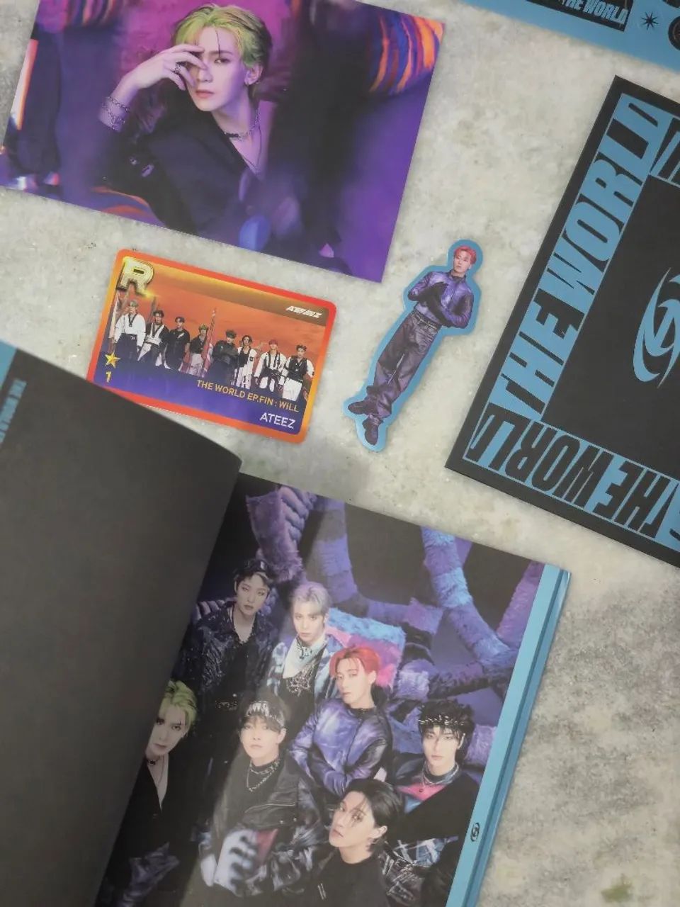 Coleção Ateez The World Ep.Fin: Will (A,Z e Diary) - Foto 5