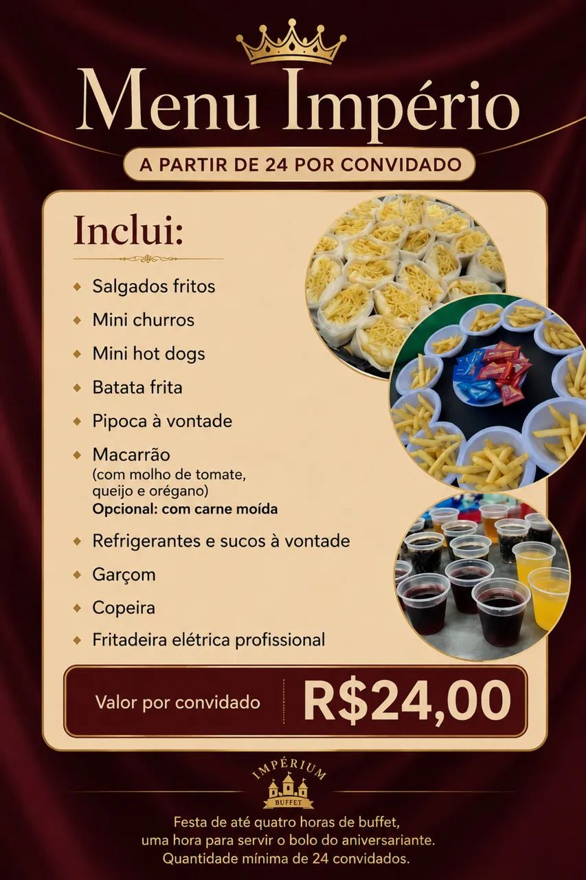 Buffet para festas