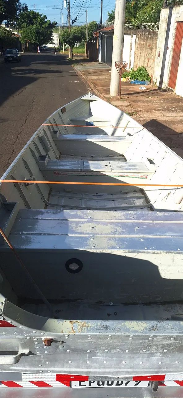 Barco Flay 600 Pantanaltica, com motor e carreta - Foto 6