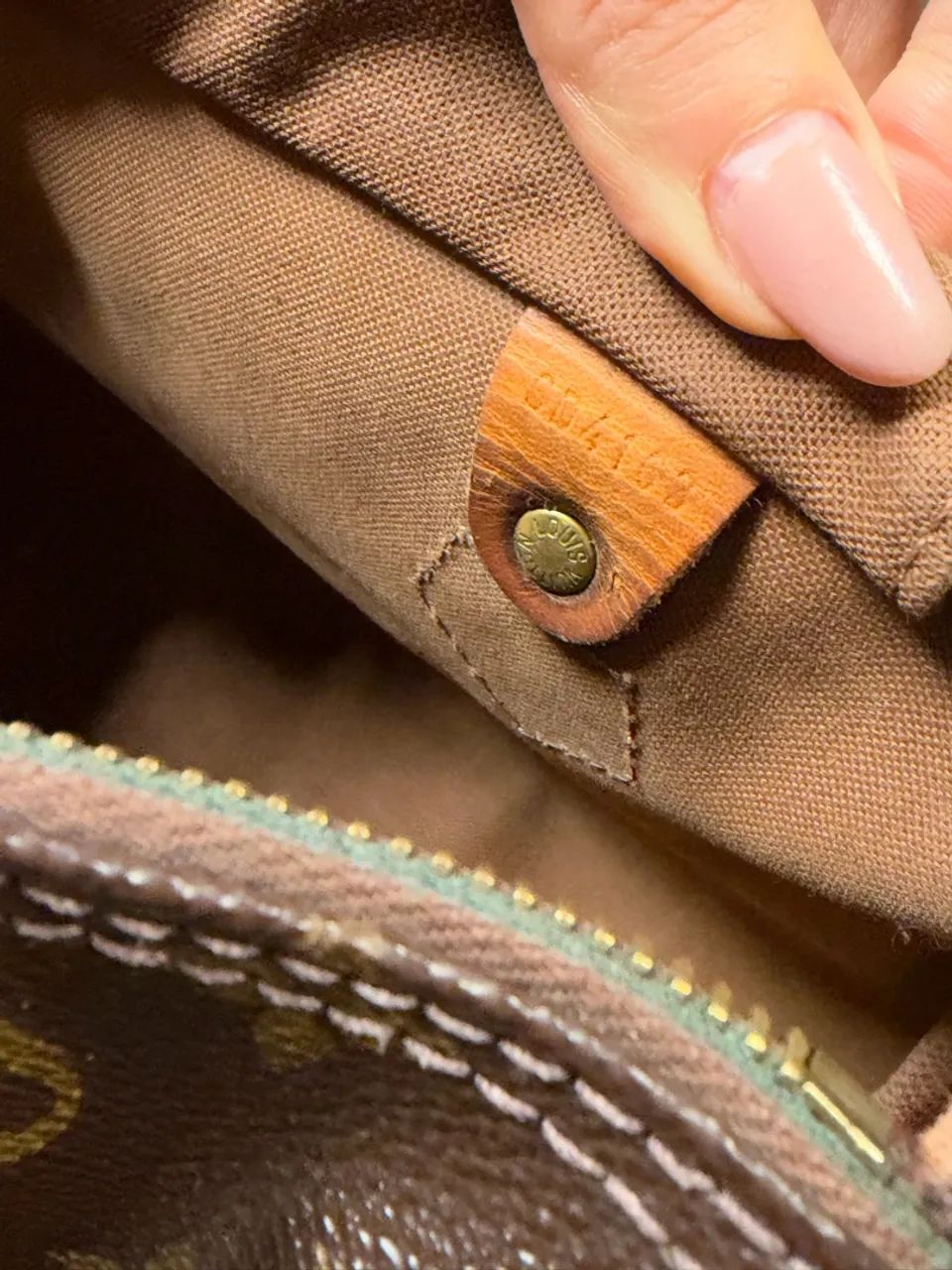 Louis Vuitton Speedy 25 Monogram original restaurada - Foto 5