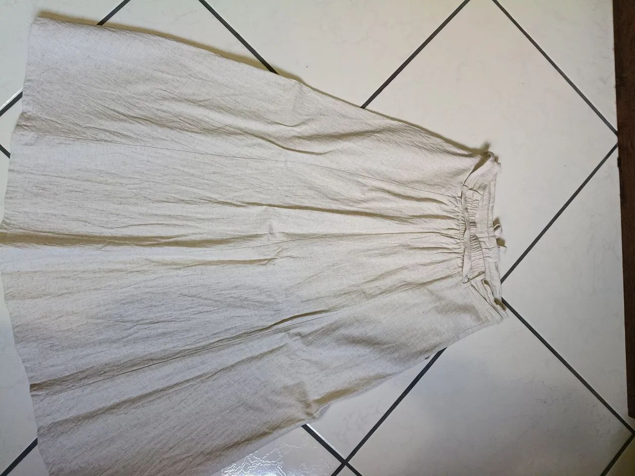 Vendo saia  longa de linho
