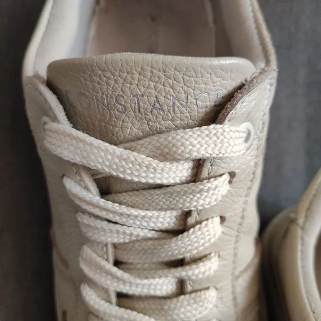 Tênis Constance 36 Off-White Couro Legítimo - Foto 5