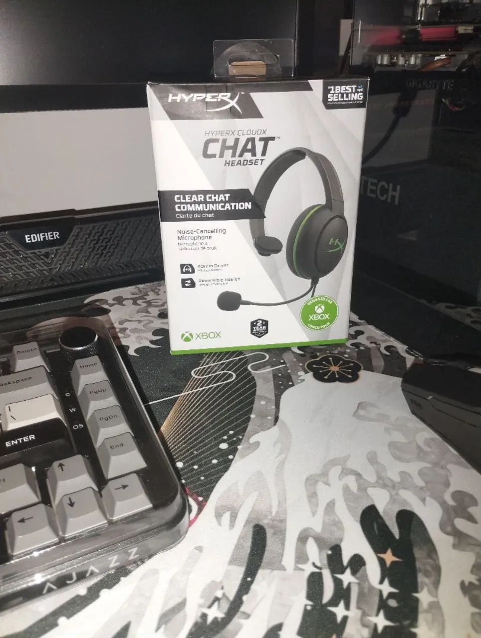 Fone Hyperx Cloudx Chat novíssimo 