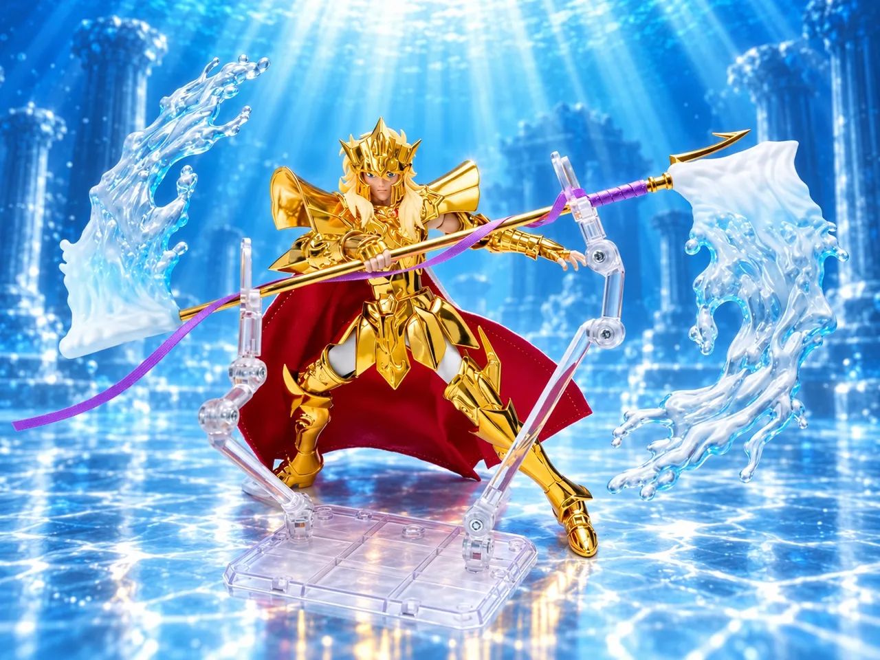 Cloth Myth Ex Poseidon Imperial OCE Bandai Lacrado - Foto 2