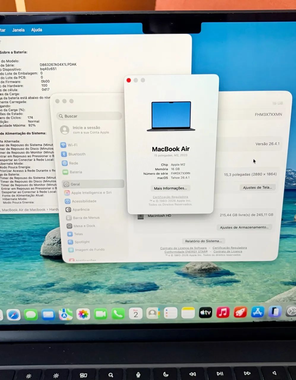 MacBook Air chip M2 16/512gb 15 Polegadas  - Foto 4