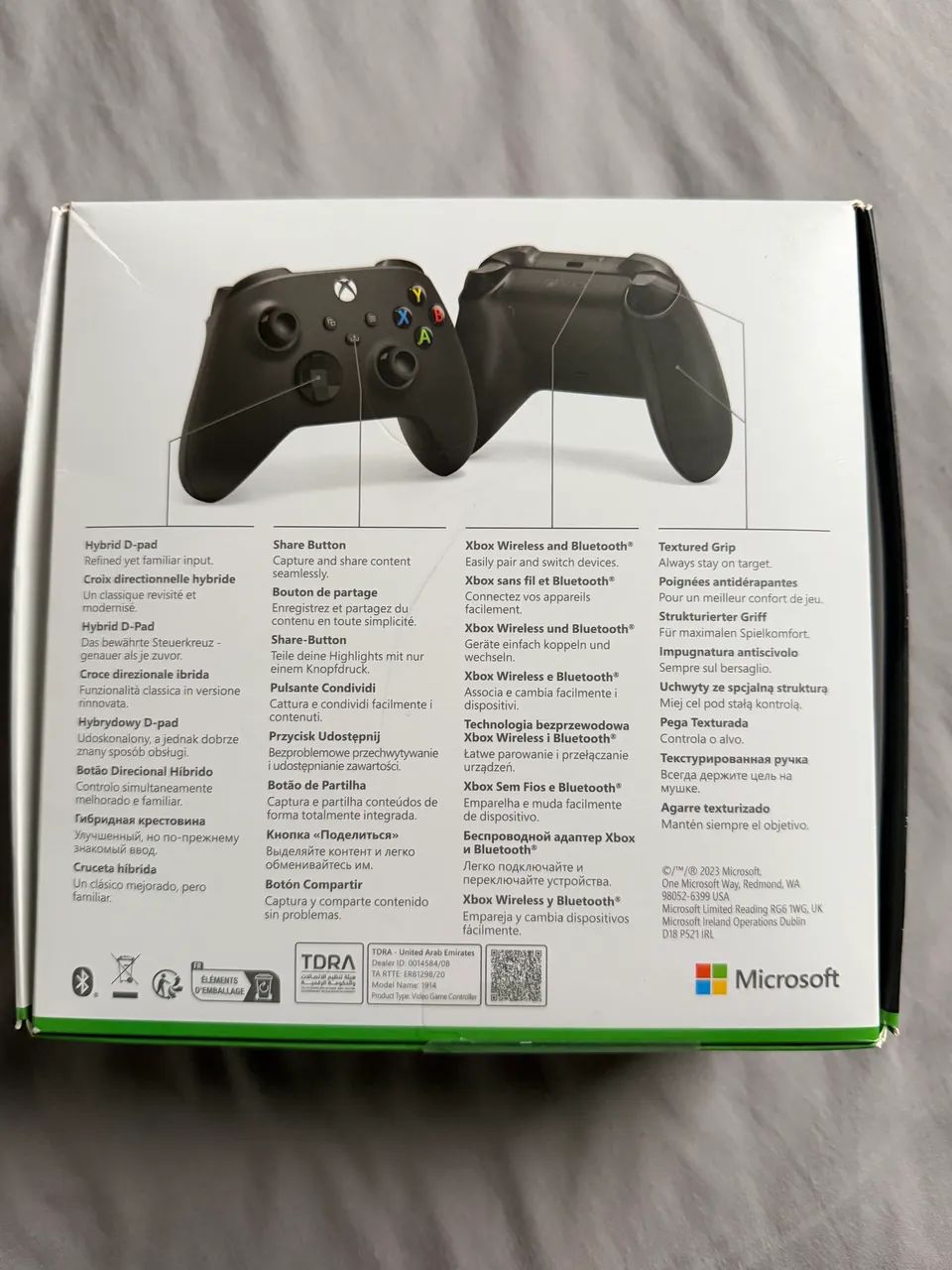 Controle Xbox Carbon black Mod 1914 - Foto 2