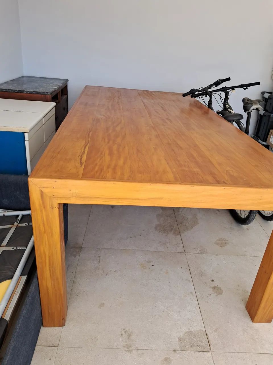 Mesa de madeira 2,50m - Foto 2