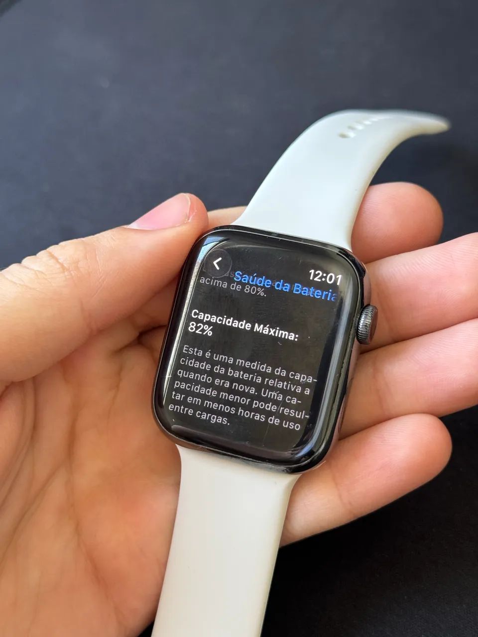 Apple Watch Series 7 - Aço inox - 45mm - Foto 4