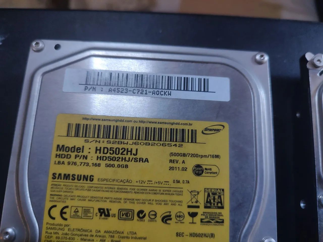 Hds de 500gb 