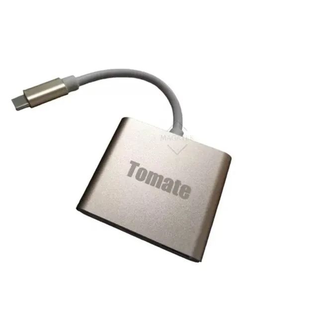 Adaptador Usb 3.0 Type C X Hdmi 4k Usb 3 em 1 Mtc-7106 Loja Coimbra Computadores Entrega - Foto 3
