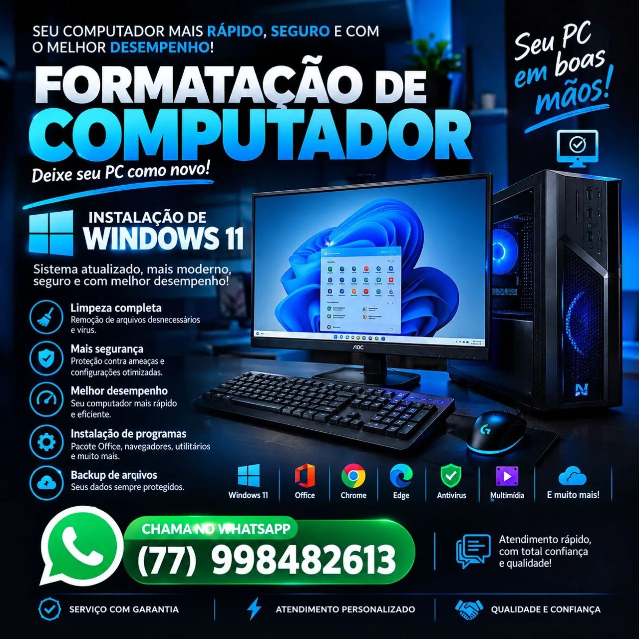 Formatacao Pc e Notebook
