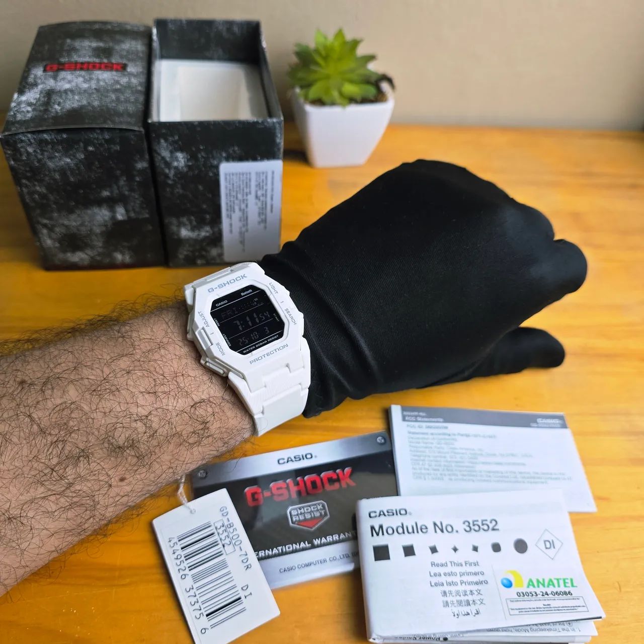 Rel ógio G-Shock GD-B500 Branco  - Foto 2