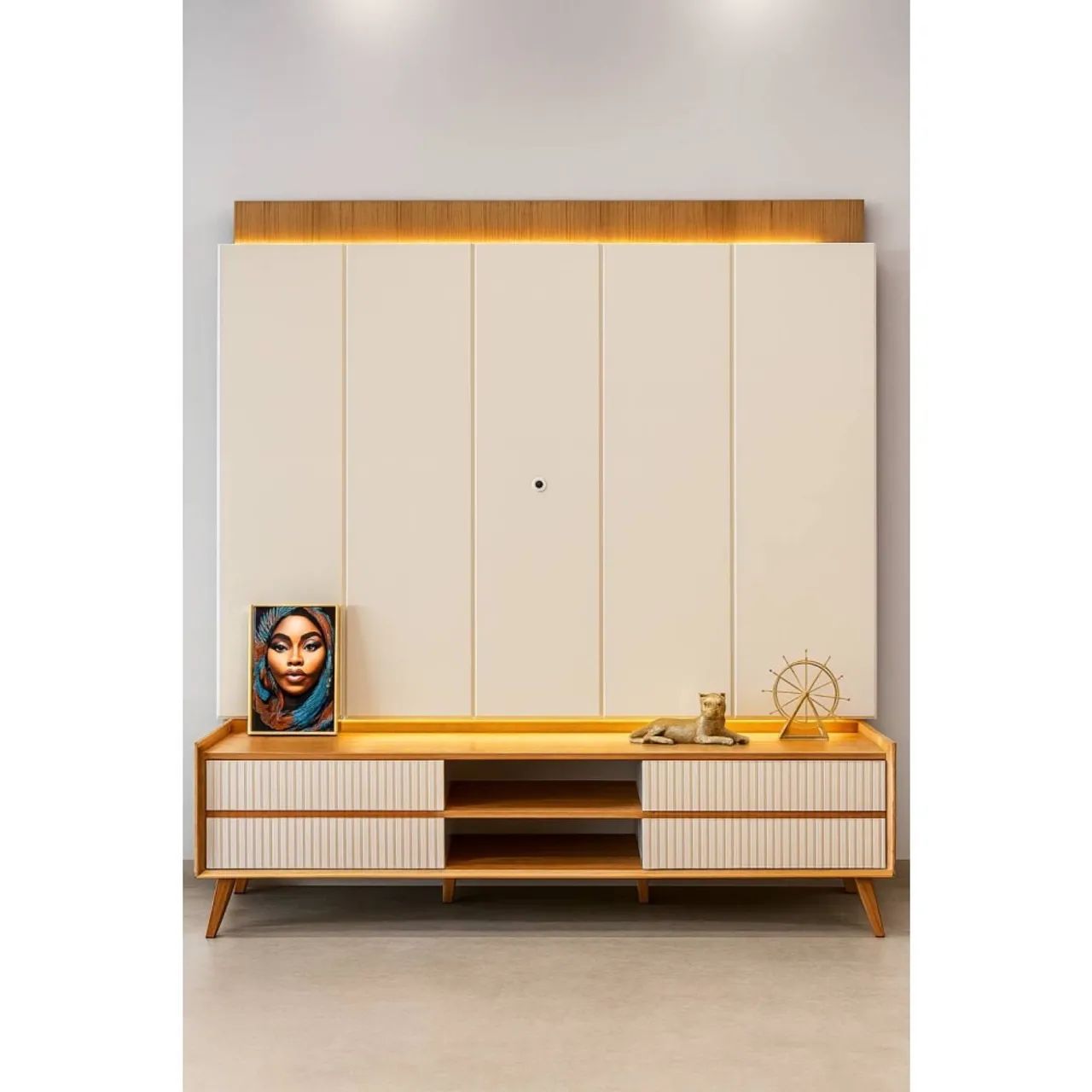Rack com Painel Magnífico- Entrega e Montagem- GRÁTIS 