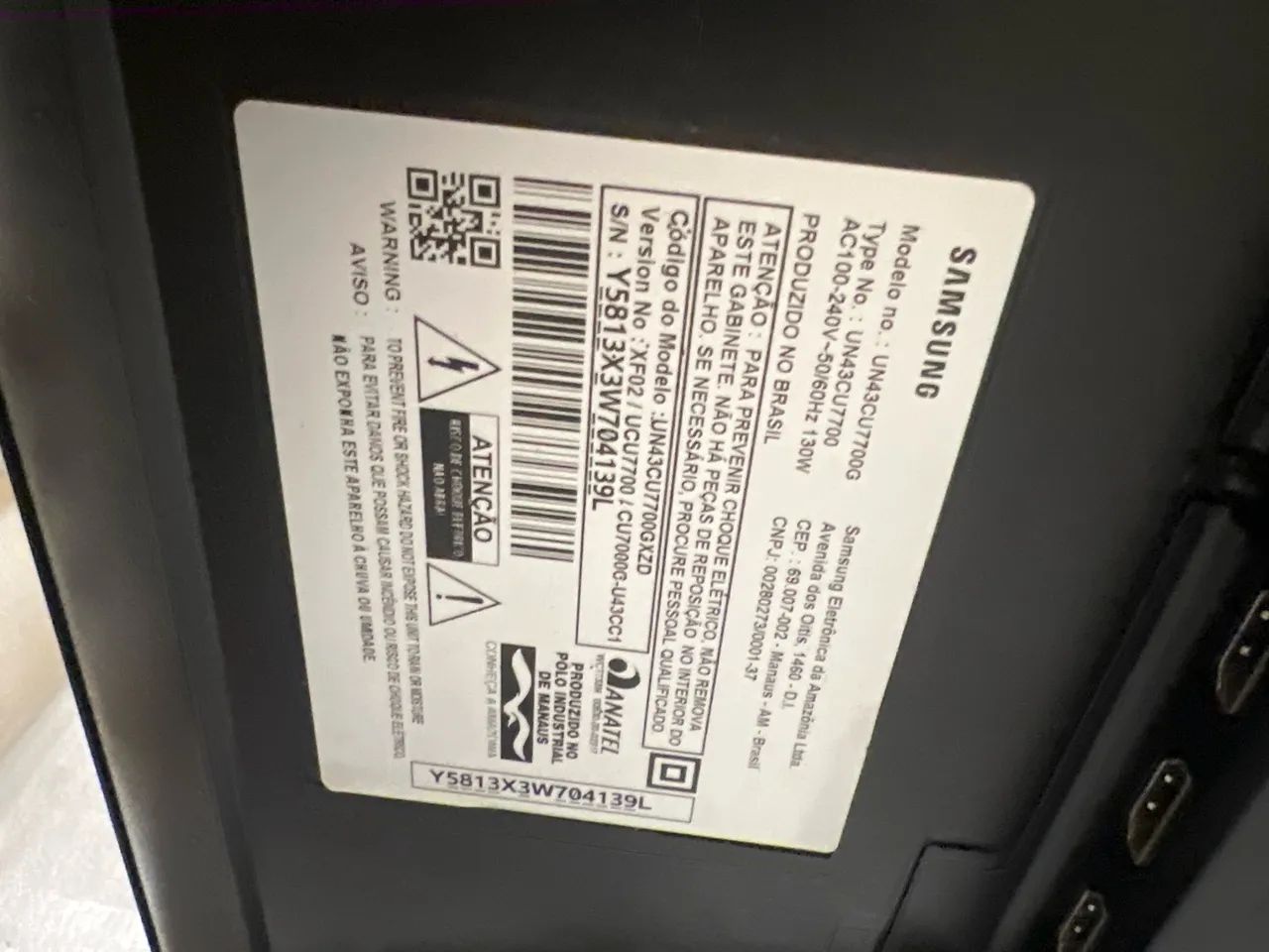 Smart TV Samsung Crystal 4K de 43 - Foto 3