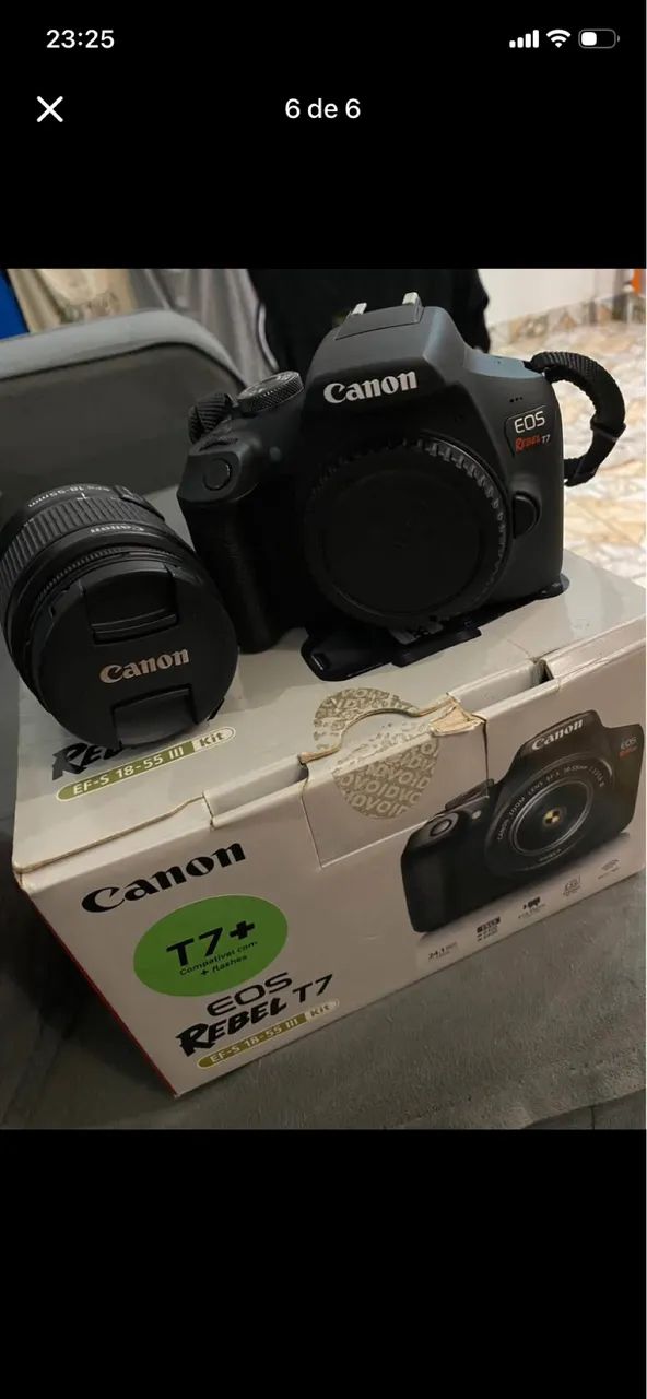Câmera cânon t7 - Foto 2