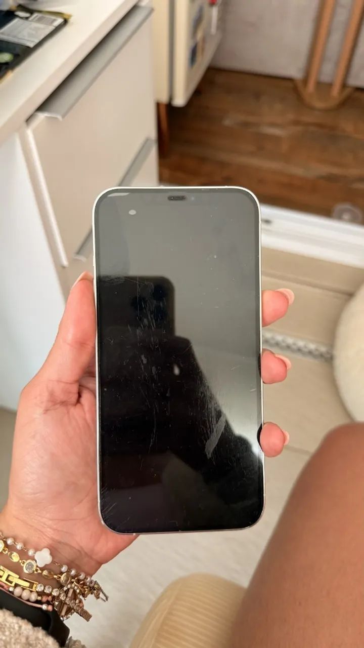 iPhone 12 Pro Max 128GB Silver - Caixa Original, Muito Conservado
