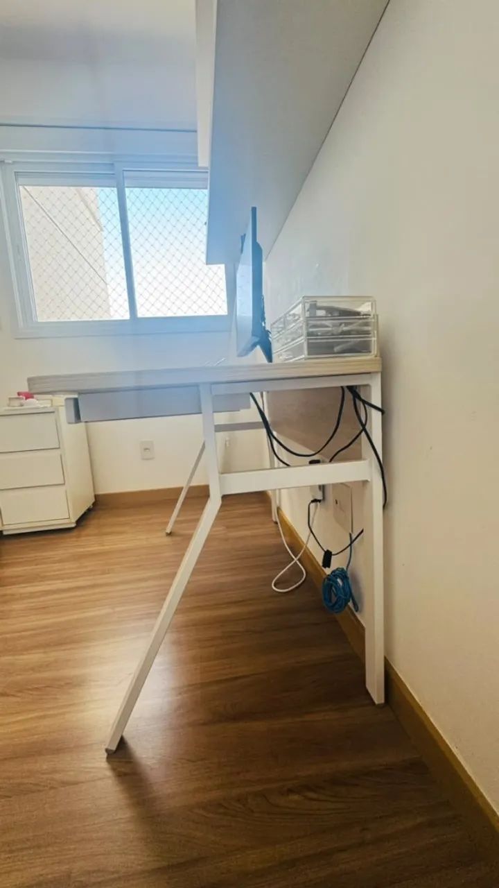 Escrivaninha Mesa Ergonomica Flexform | Mesa Tavollini 140 Max Carvalho Berlim - Foto 4