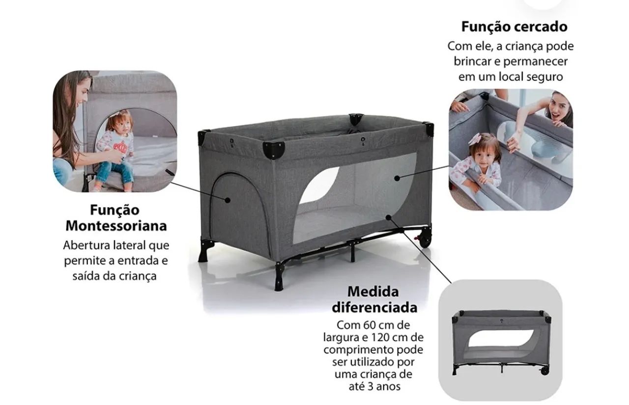 Berço DesmontáVel Moonlight da ABC Design - Foto 2