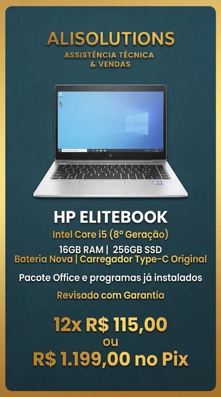 Notebooks semi novos 