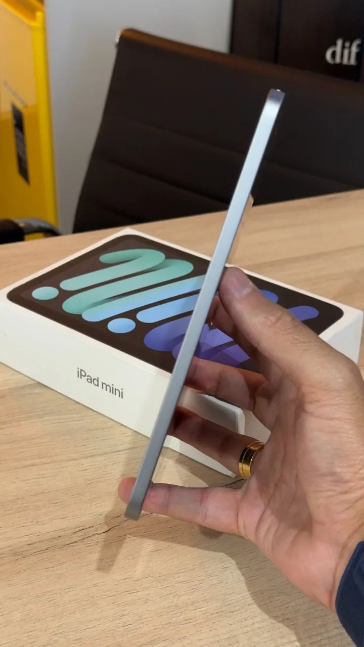 iPad Mini 7 128GB 8.3 Pol Space Gray - Bateria 100%! Loja física