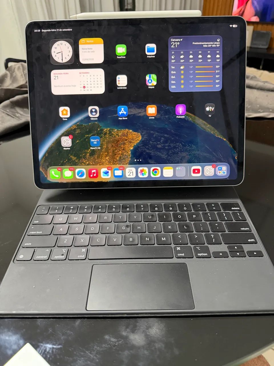 iPad Pro 12,9 M2 256GB + Teclado + Apple Pencil Original  - Foto 2