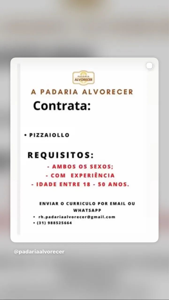 Vaga de emprego contratação imediata  - Foto 3